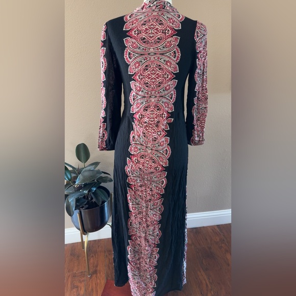 Bohemian floral print maxi dress size smalll - Picture 8 of 8